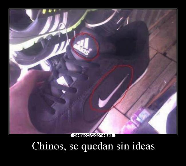 Chinos, se quedan sin ideas -
