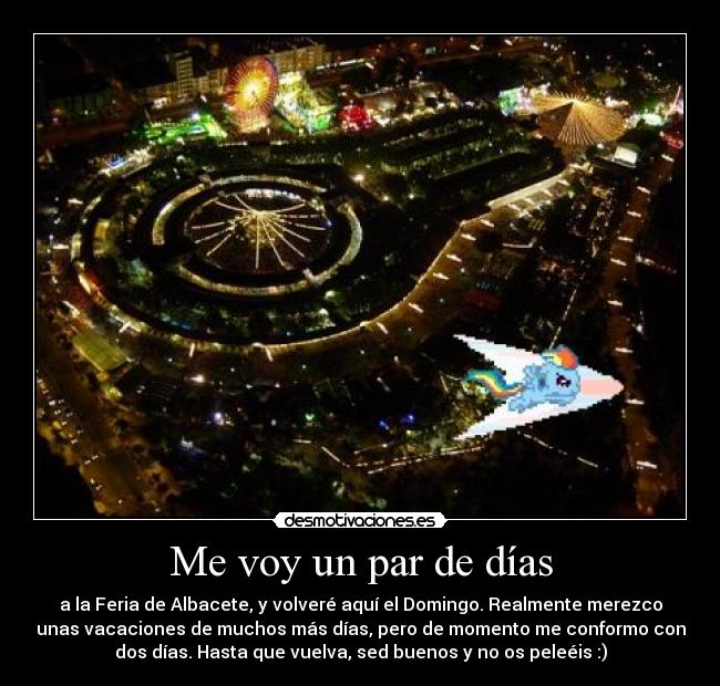 Me voy un par de días - 