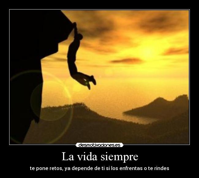 La vida siempre -