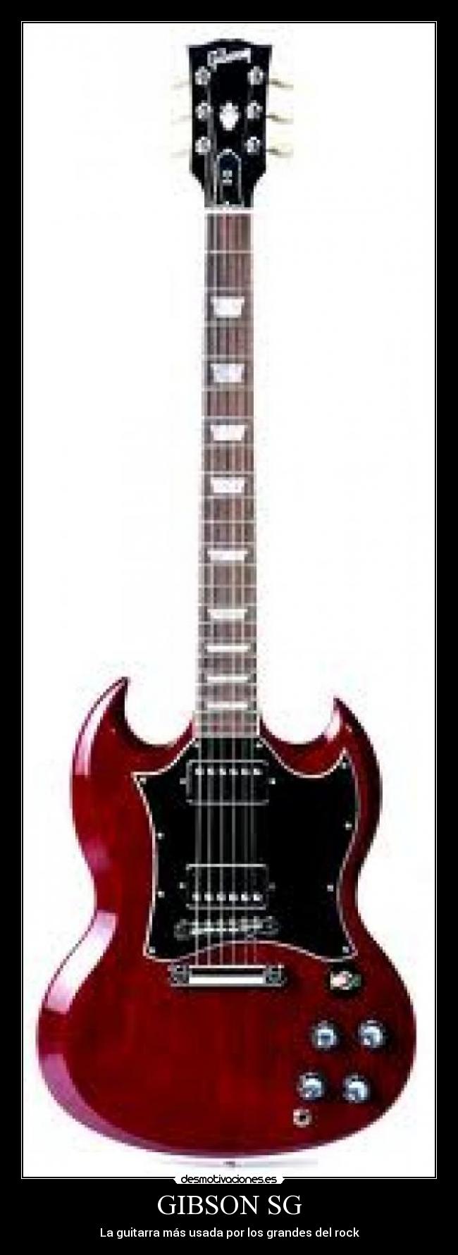 GIBSON SG - La guitarra más usada por los grandes del rock