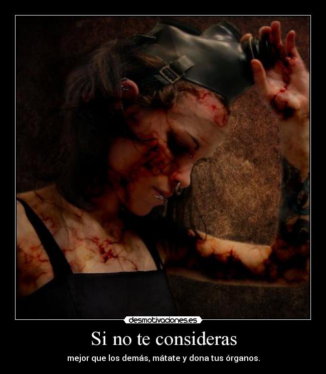 Si no te consideras -