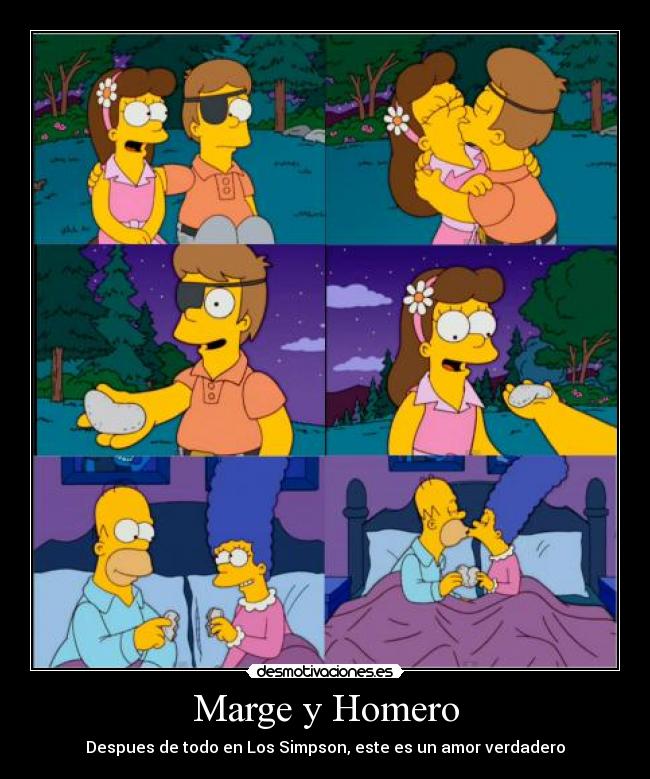 Marge y Homero -