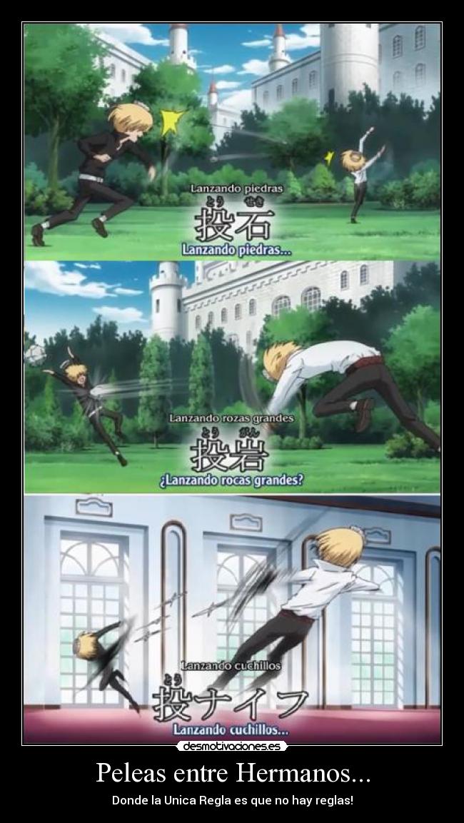 Peleas entre Hermanos... -