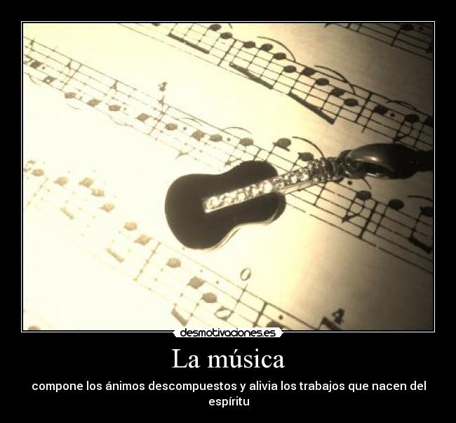 La música -