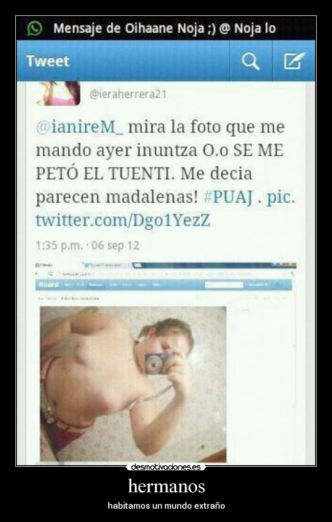 hermanos - habitamos un mundo extraño