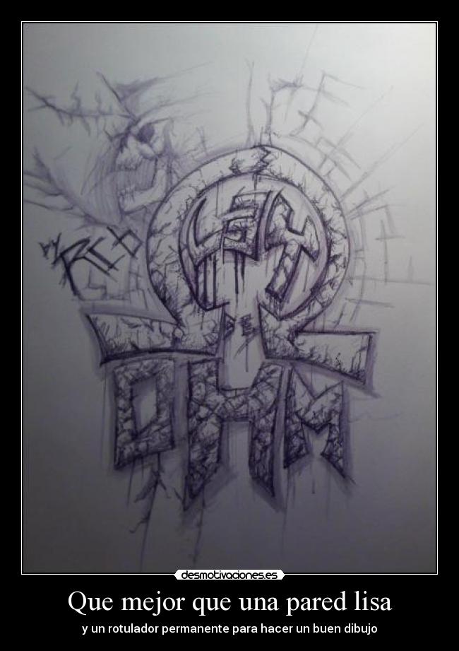 carteles dibujo propio desmotivaciones