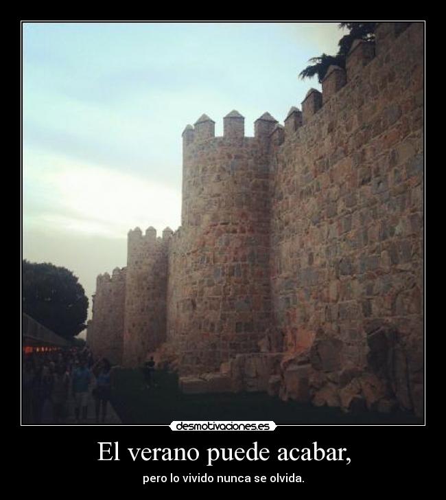 El verano puede acabar, - 