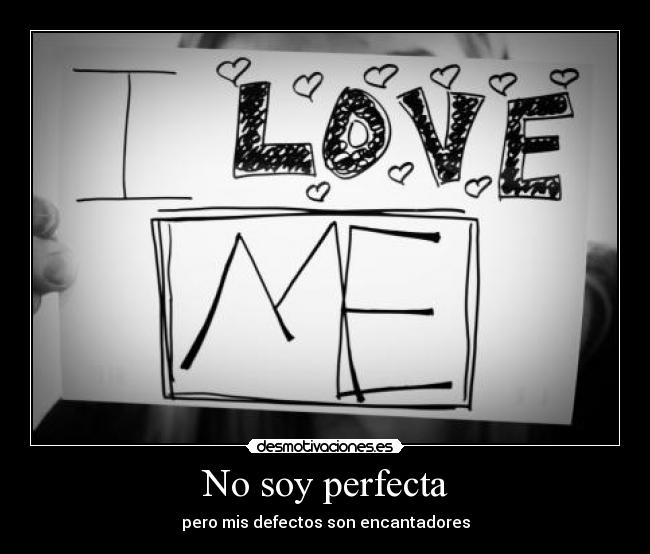 No soy perfecta -