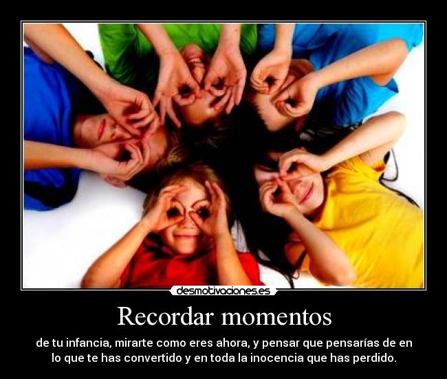 Recordar momentos - 