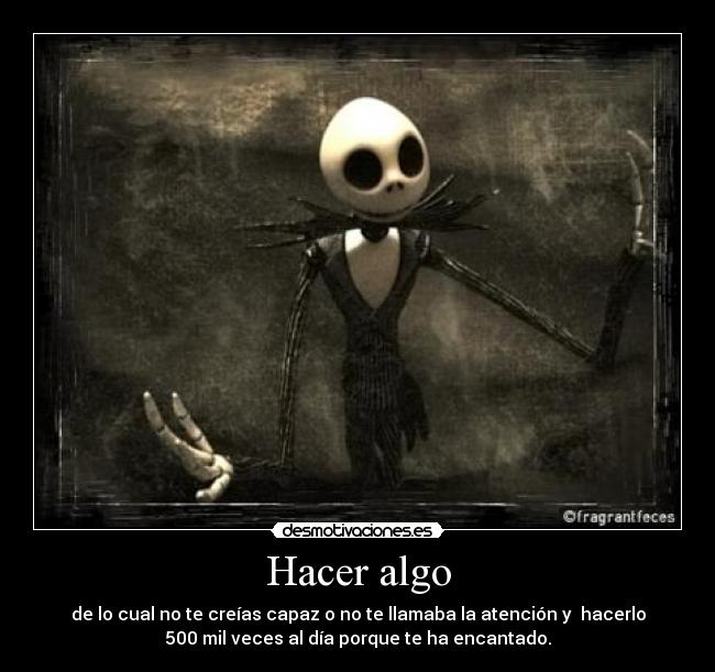 Hacer algo - 