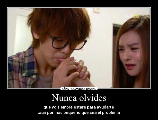 Nunca olvides -