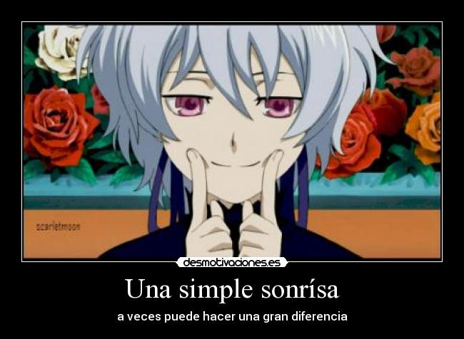 Una simple sonrísa -