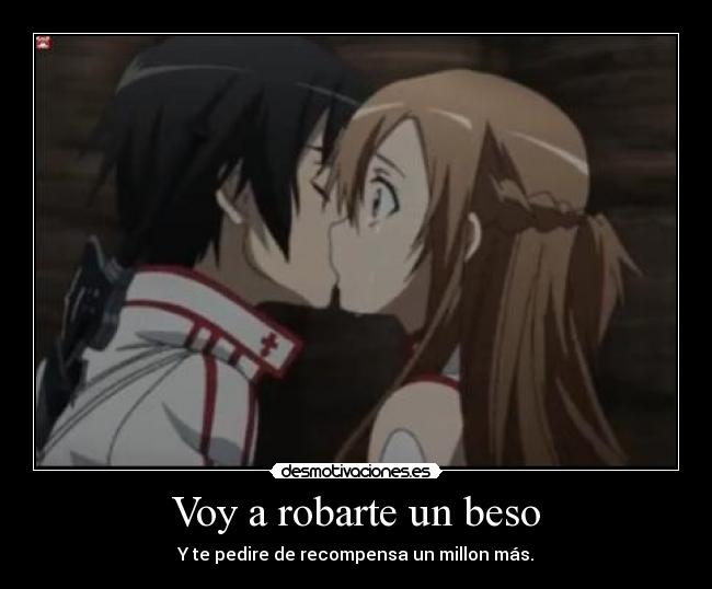 carteles anime manga muwigaraklan kirito asuna desmotivaciones