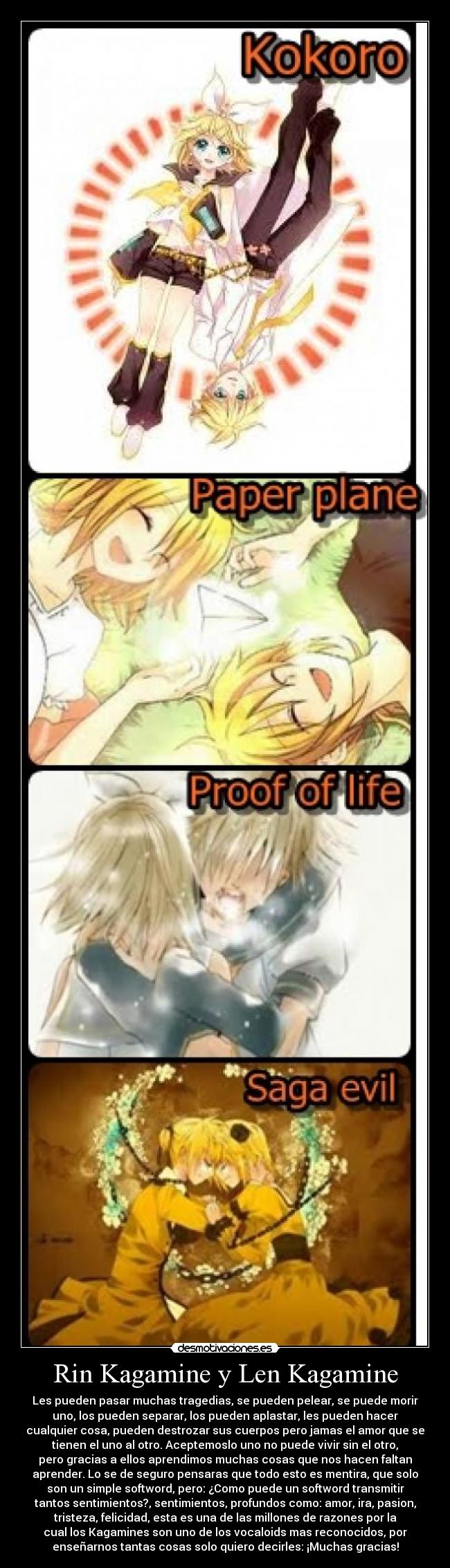 Rin Kagamine y Len Kagamine -