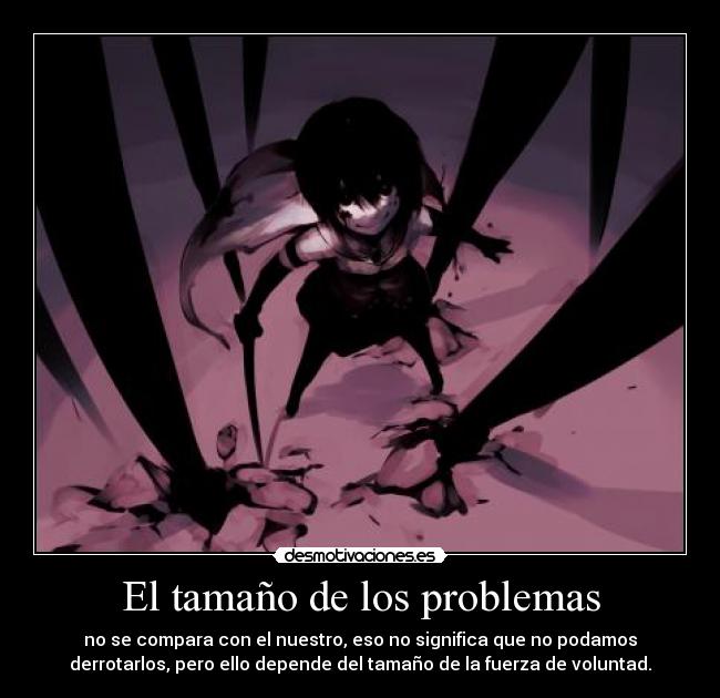 El tamaño de los problemas -