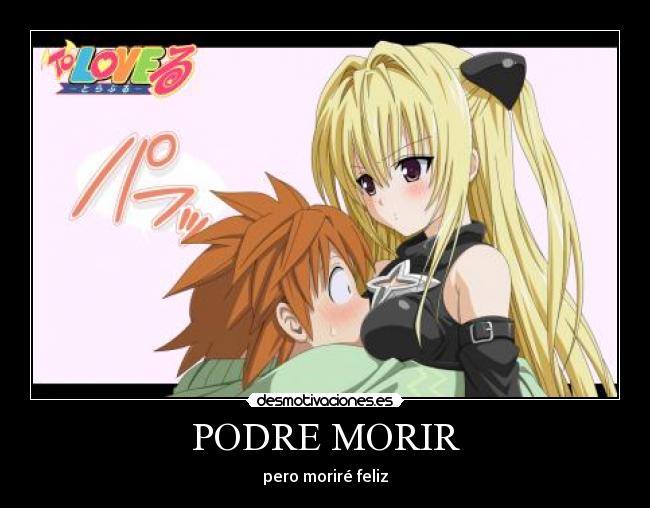 carteles anime manga love konjiki yami desmotivaciones