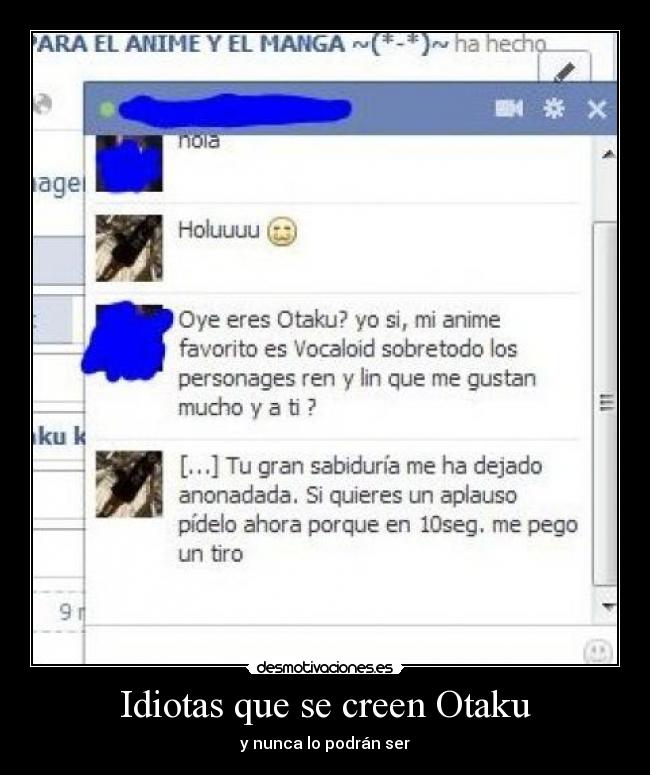 Idiotas que se creen Otaku - y nunca lo podrán ser