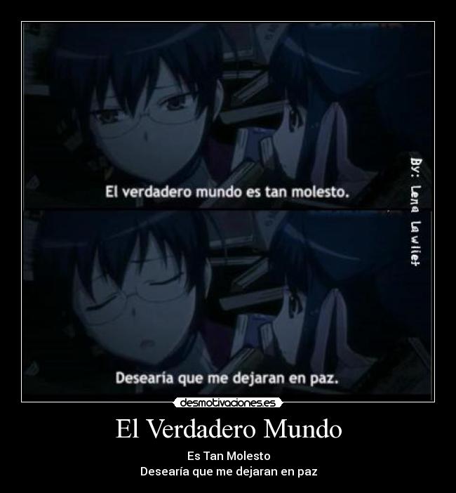 carteles mundo anime keima soledad desmotivaciones