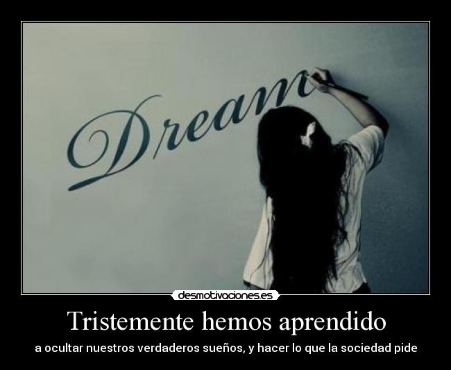 Tristemente hemos aprendido - 