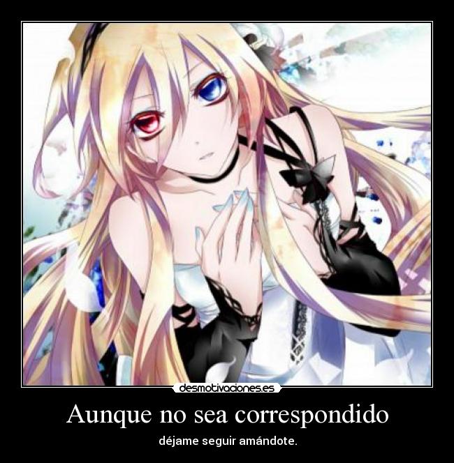 Aunque no sea correspondido - 