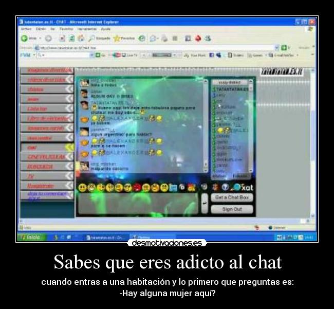 Sabes que eres adicto al chat - 