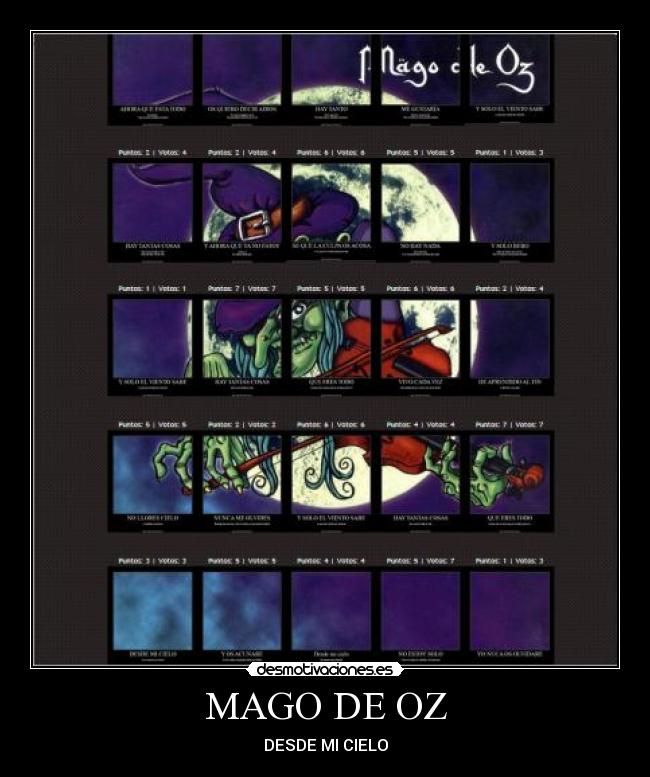 MAGO DE OZ - DESDE MI CIELO