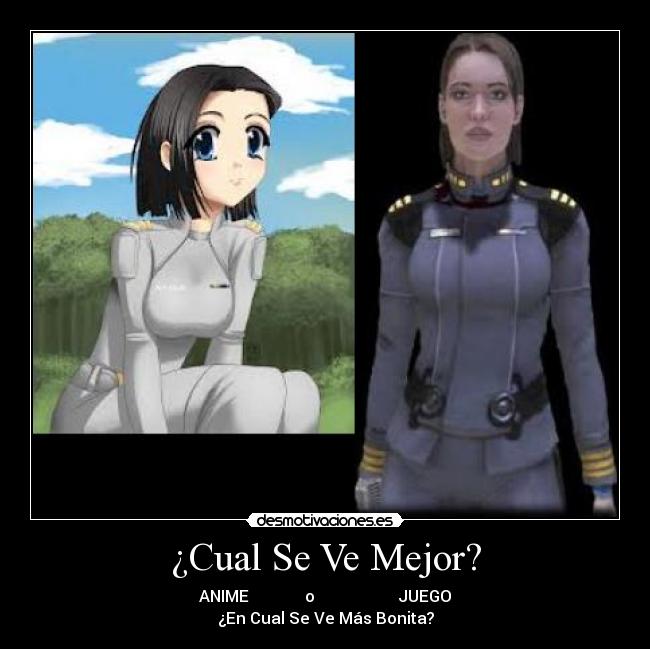 ¿Cual Se Ve Mejor? - ANIME o JUEGO
¿En Cual Se Ve Más Bonita?