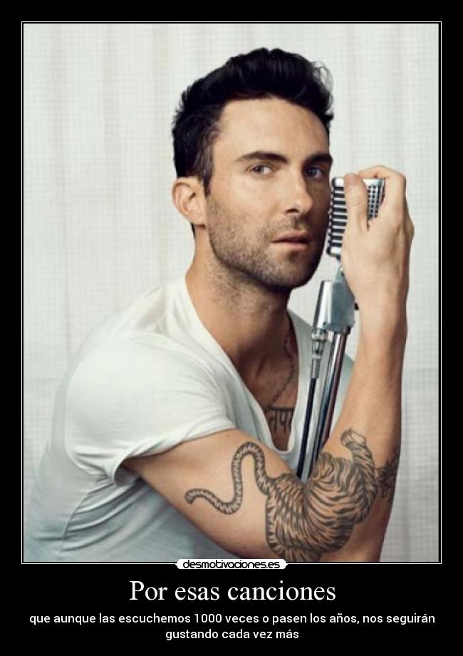 LAS CANCIONES DE MAROON 5 las canciones de maroon 5: