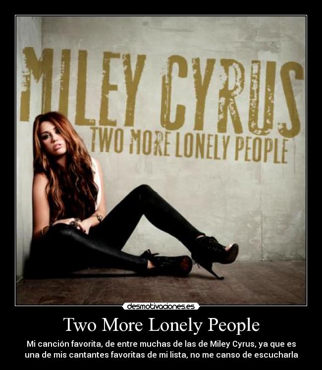 Two More Lonely People -