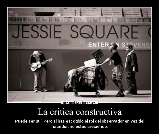 La critica constructiva - 
