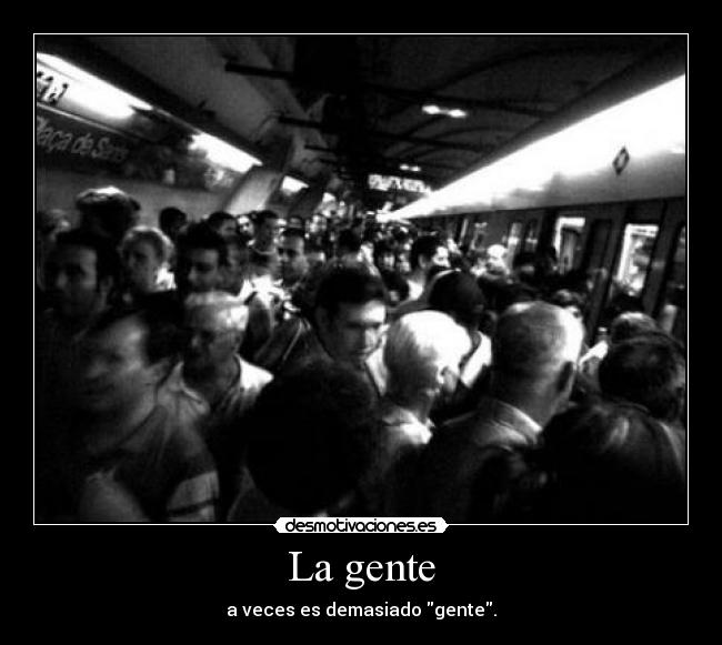 La gente -