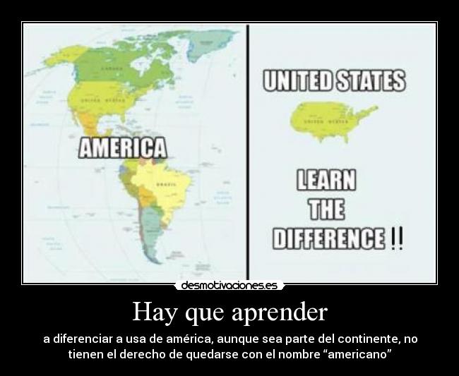 Hay que aprender -