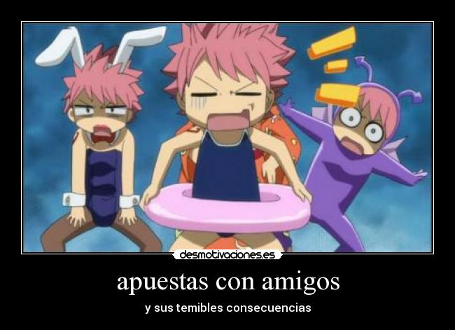 apuestas con amigos - y sus temibles consecuencias