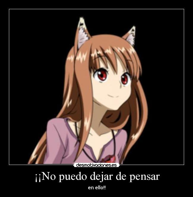 ¡¡No puedo dejar de pensar - en ello!!