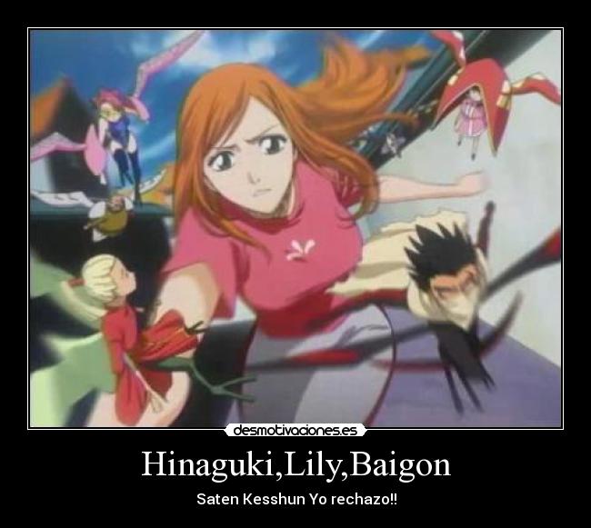 Hinaguki,Lily,Baigon - Saten Kesshun Yo rechazo!!
