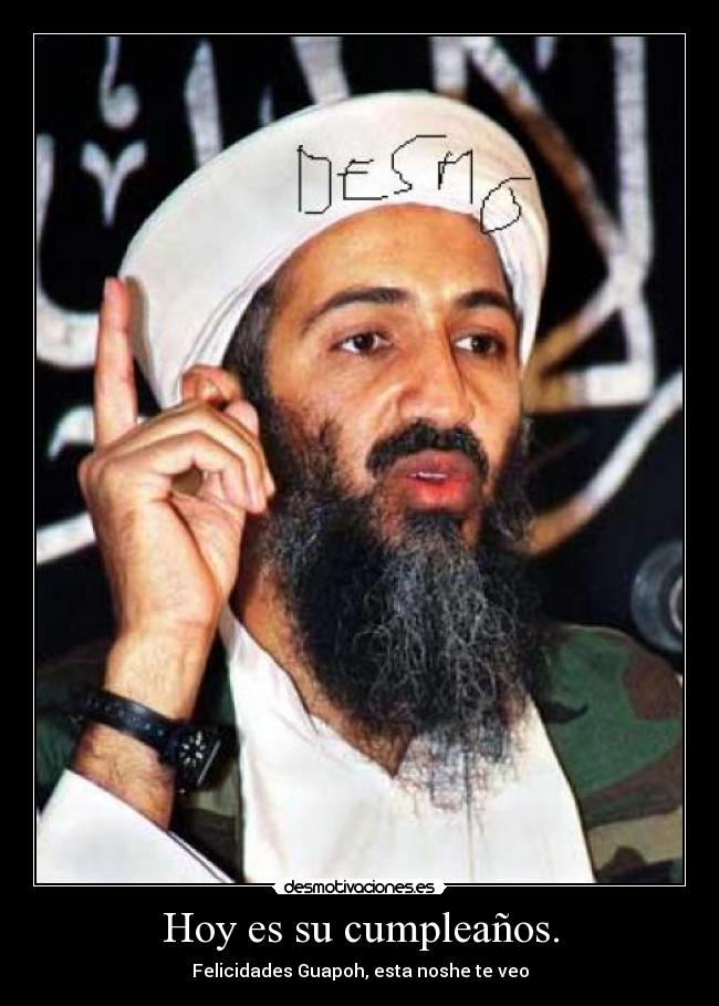 Hoy es su cumpleaños. - Felicidades Guapoh, esta noshe te veo