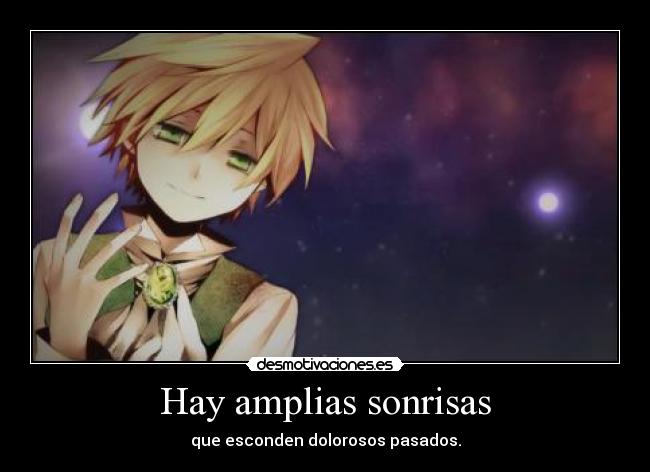 Hay amplias sonrisas - que esconden dolorosos pasados.