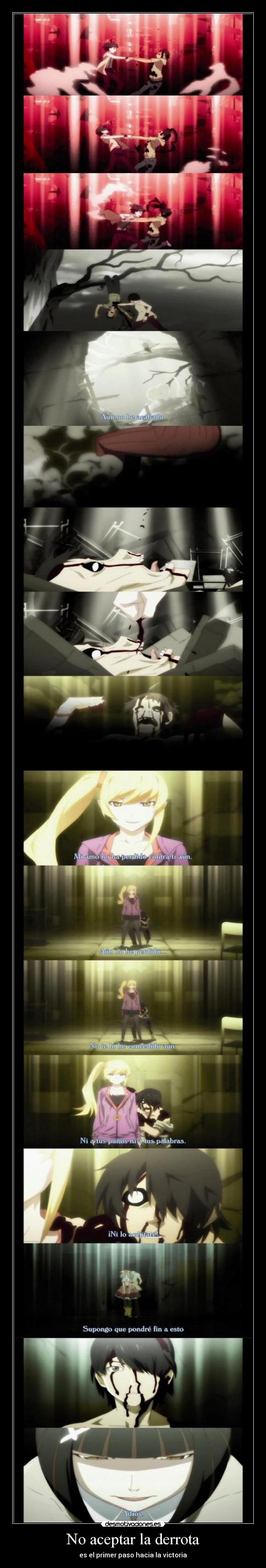 No aceptar la derrota - es el primer paso hacia la victoria