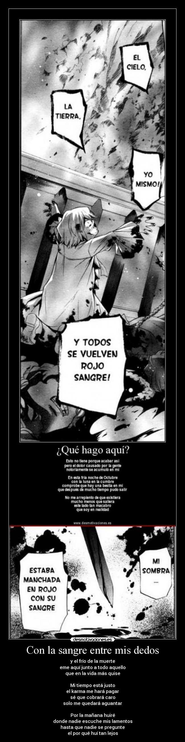 carteles harukaze raptorhunters 1291 pandora hearts eliot parte desmotivaciones