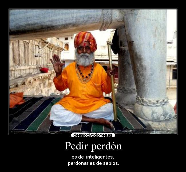 Pedir perdón - 