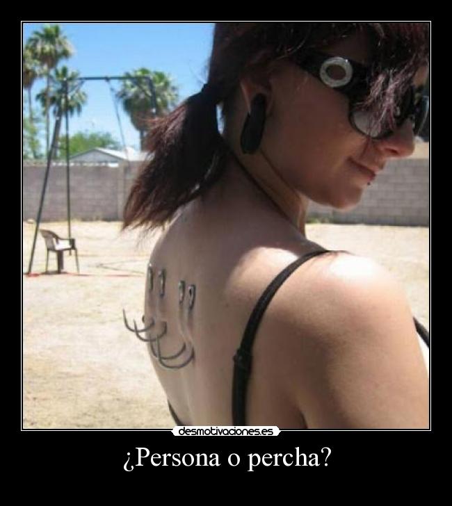 ¿Persona o percha? - 