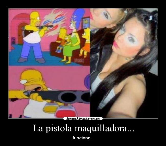 La pistola maquilladora... - funciona...