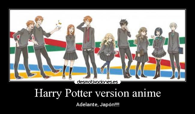 Harry Potter version anime - Adelante, Japón!!!!