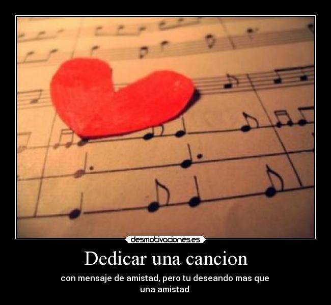 Dedicar una cancion -