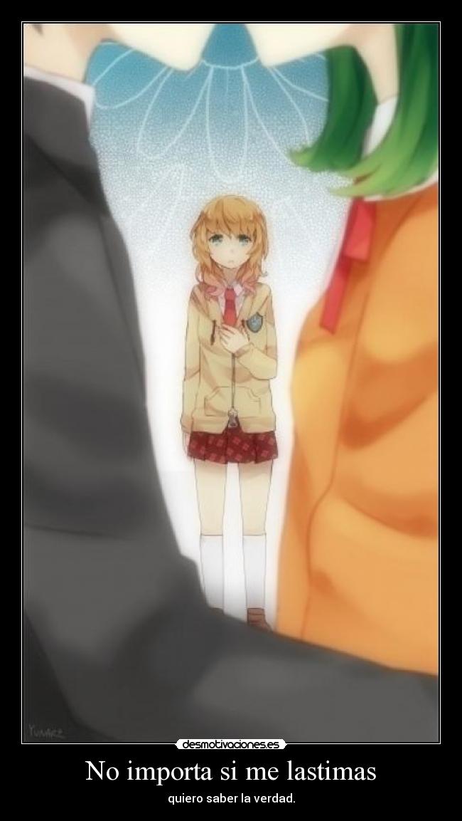 No importa si me lastimas -