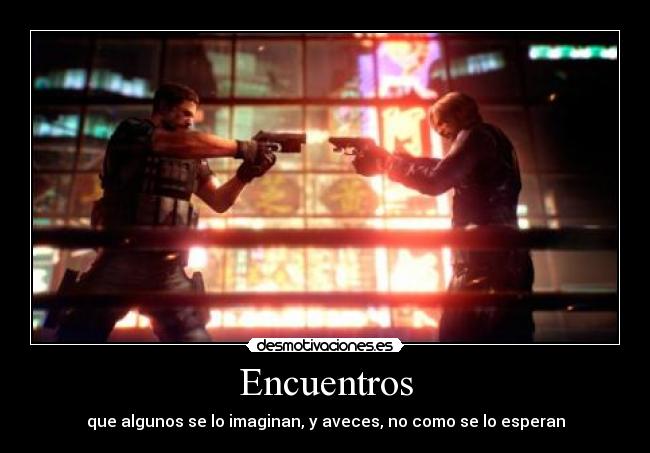 carteles resident evil leon scott kennedy chris redfield quiero ver esto desmotivaciones