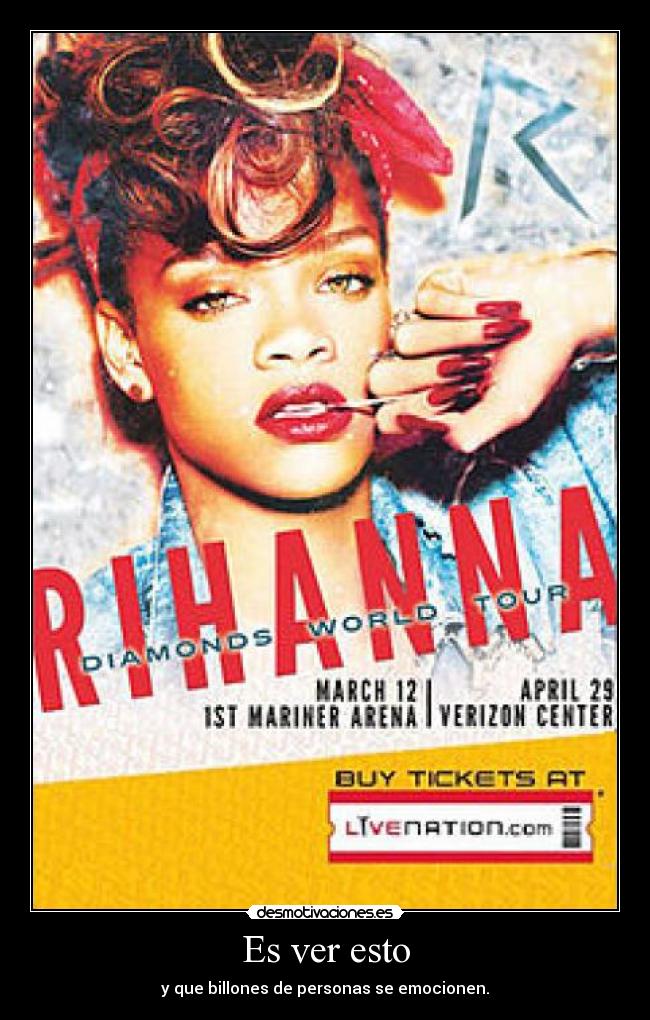 Es ver esto - y que billones de personas se emocionen.