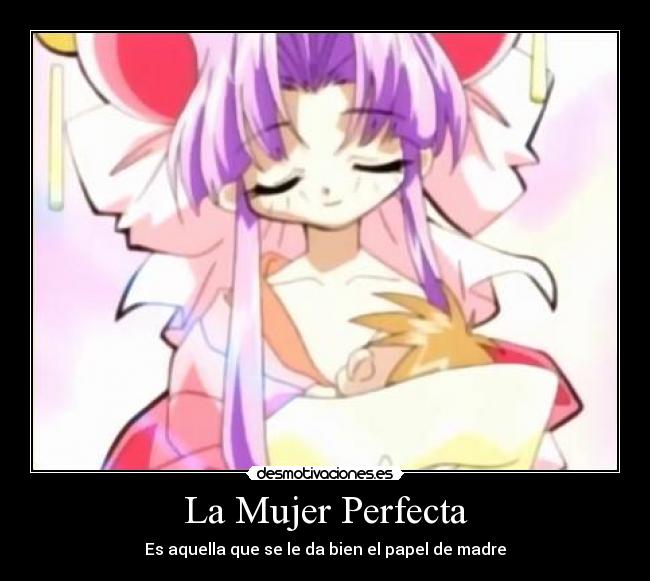 La Mujer Perfecta - Es aquella que se le da bien el papel de madre