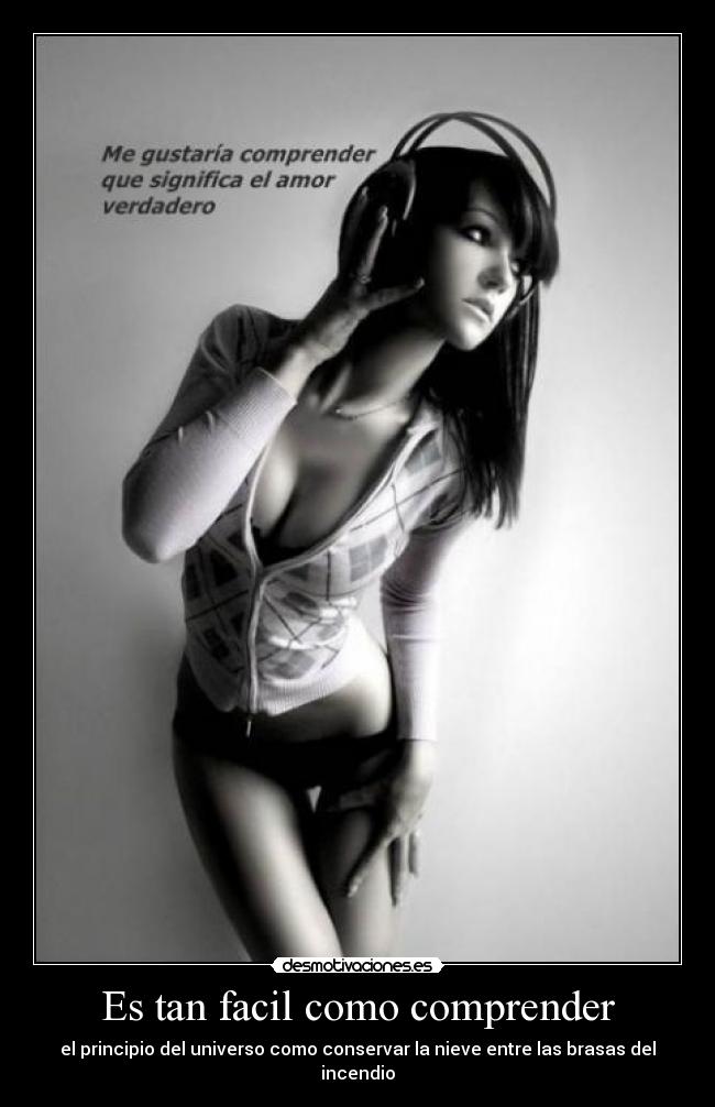 Es tan facil como comprender -