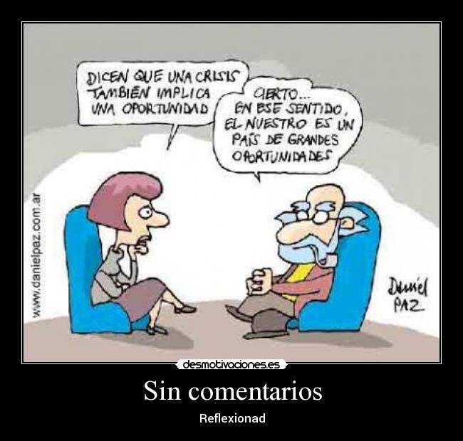 Sin comentarios - Reflexionad